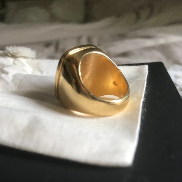 CELINE PHOEBE PHILO TIGER EYE  RING - Picture 4 of 5